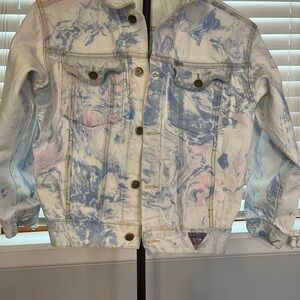 Georges Marciano for Guess tie dye Jean jacket